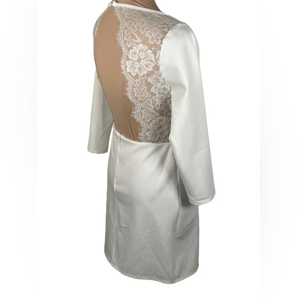Lulus ~ 🤍Love Language White Lace Bodycon Backless
Dress NWT Small - Picture 7 of 13